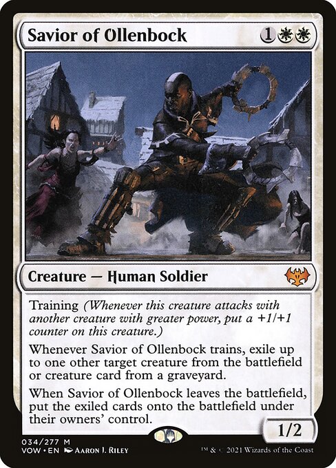 [Foil] VOW 034 Savior of Ollenbock M