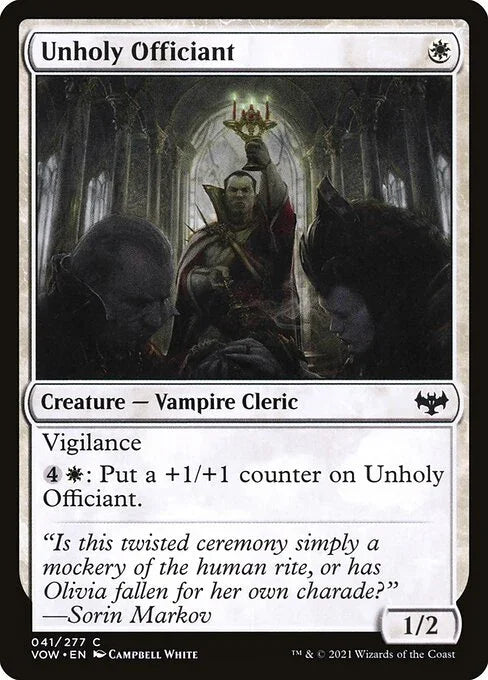 VOW 041 Unholy Officiant C