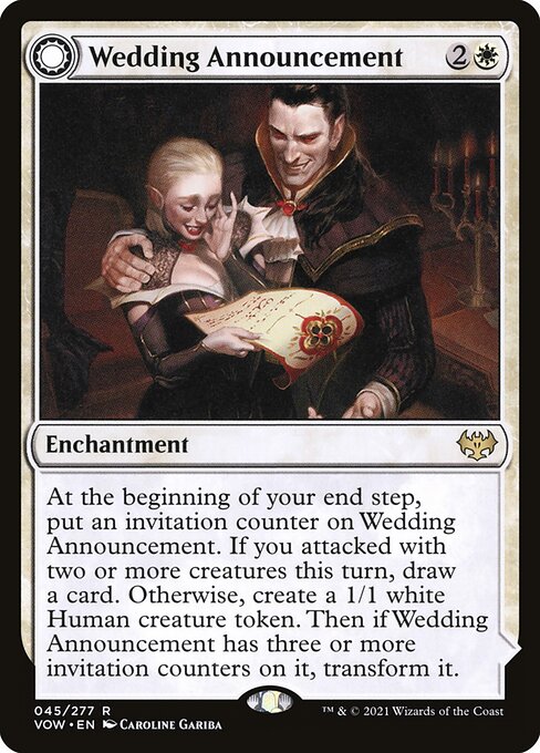 [Foil] VOW 045 Wedding Announcement R