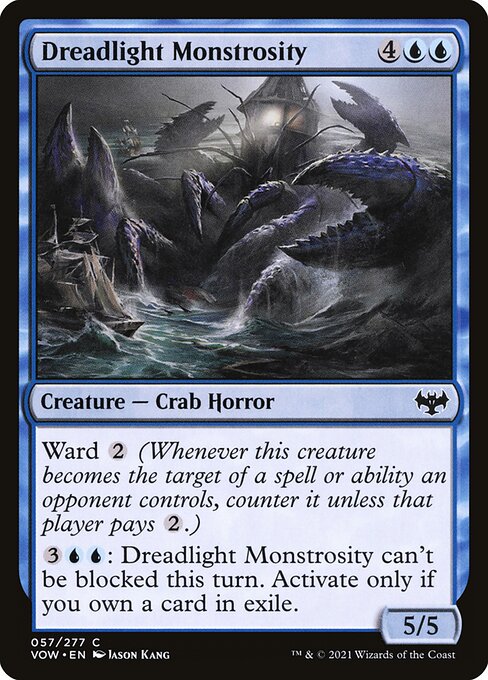 [Foil] VOW 057 Dreadlight Monstrosity C