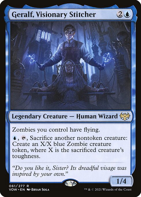 [Foil] VOW 061 Geralf, Visionary Stitcher R