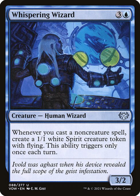 [Foil] VOW 088 Whispering Wizard U