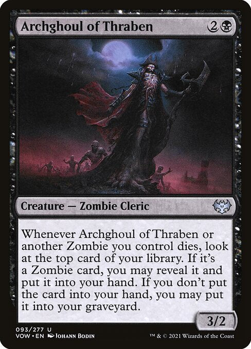 [Foil] VOW 093 Archghoul of Thraben U
