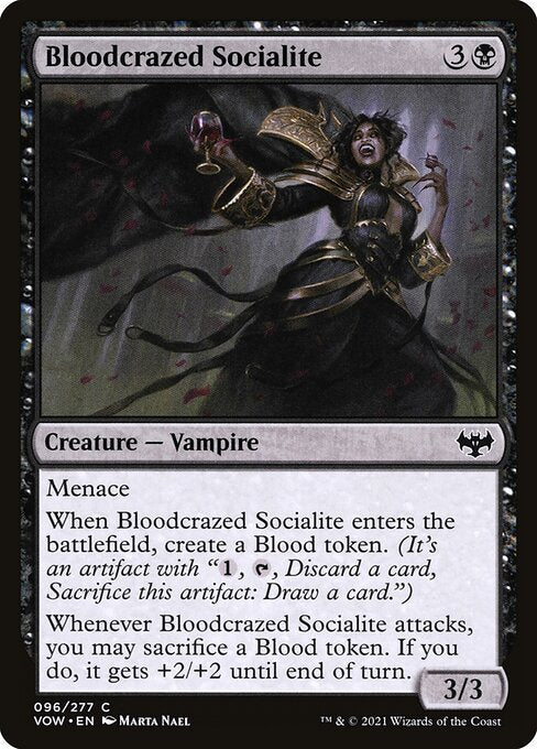 [Foil] VOW 096 Bloodcrazed Socialite C