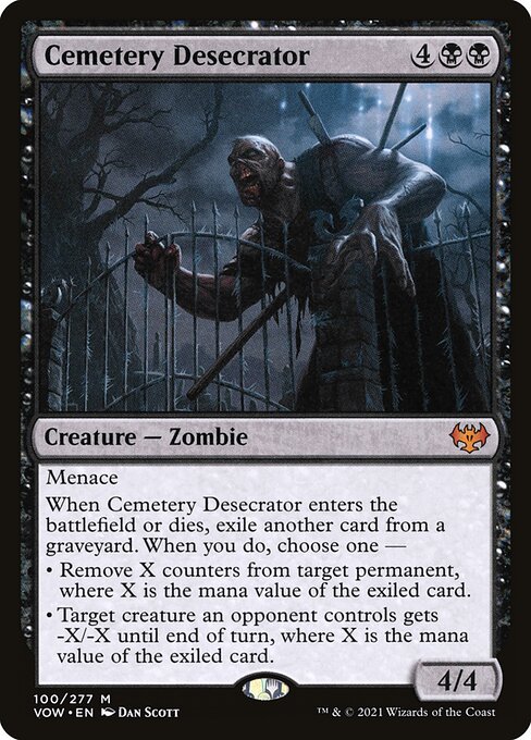[Foil] VOW 100 Cemetery Desecrator M