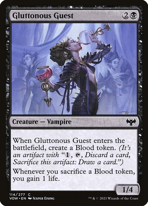 [Foil] VOW 114 Gluttonous Guest C