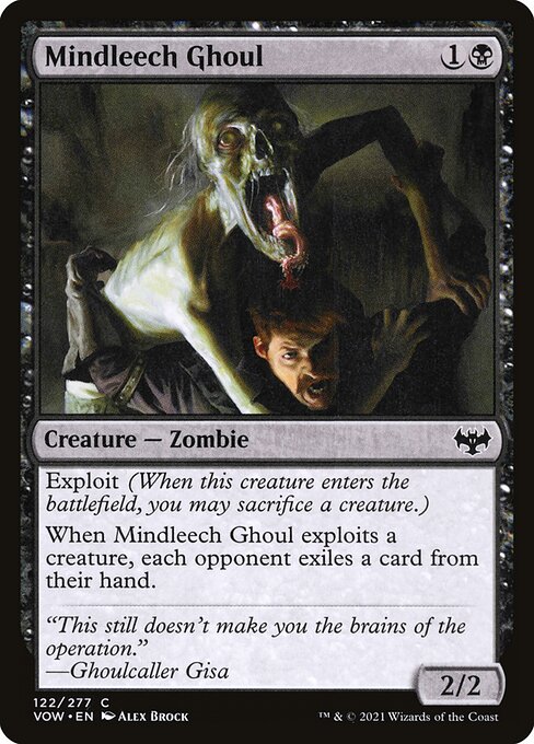 [Foil] VOW 122 Mindleech Ghoul C