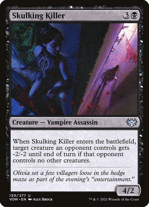 [Foil] VOW 130 Skulking Killer U