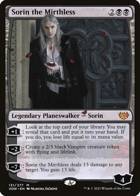 [Foil] VOW 131 Sorin the Mirthless M