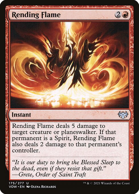 [Foil] VOW 175 Rending Flame U