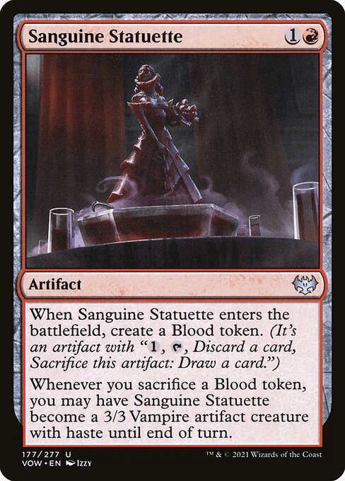 [Foil] VOW 177 Sanguine Statuette U