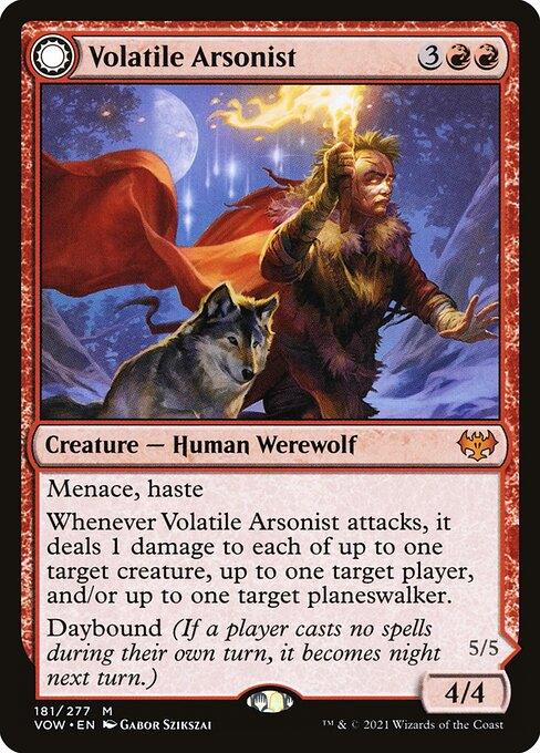 VOW 181 Volatile Arsonist M