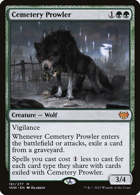 [Foil] VOW 191 Cemetery Prowler M