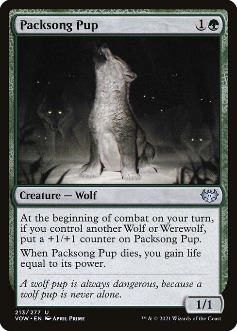[Foil] VOW 213 Packsong Pup U