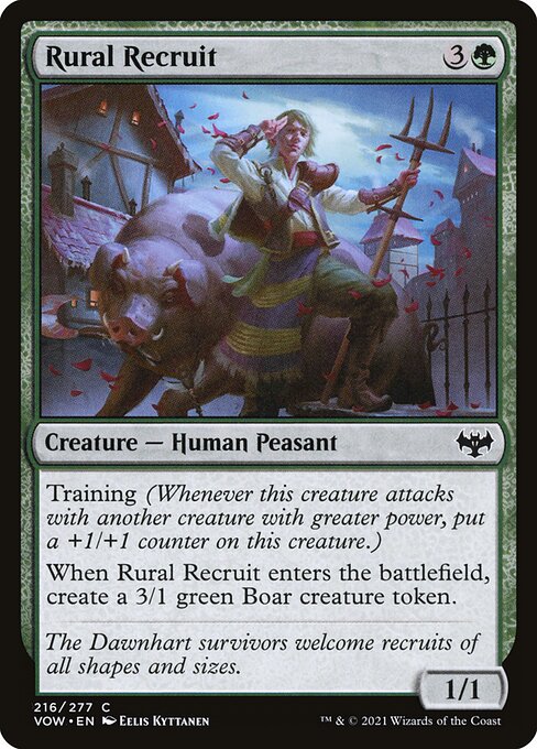 [Foil] VOW 216 Rural Recruit C