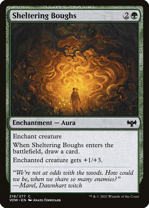 [Foil] VOW 218 Sheltering Boughs C