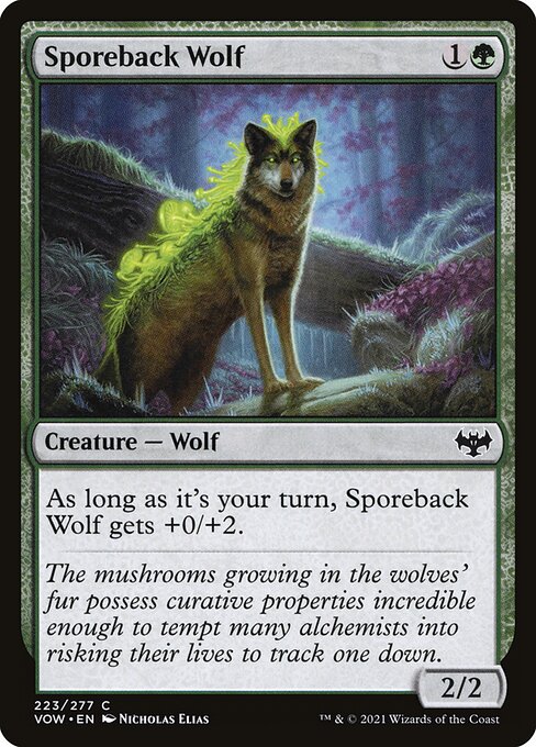 [Foil] VOW 223 Sporeback Wolf C