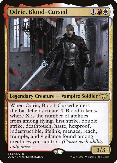 [Foil] VOW 243 Odric, Blood-Cursed R