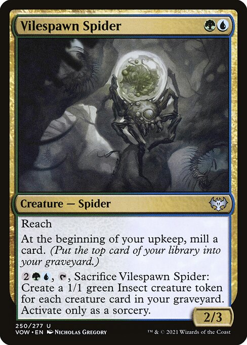 [Foil] VOW 250 Vilespawn Spider U