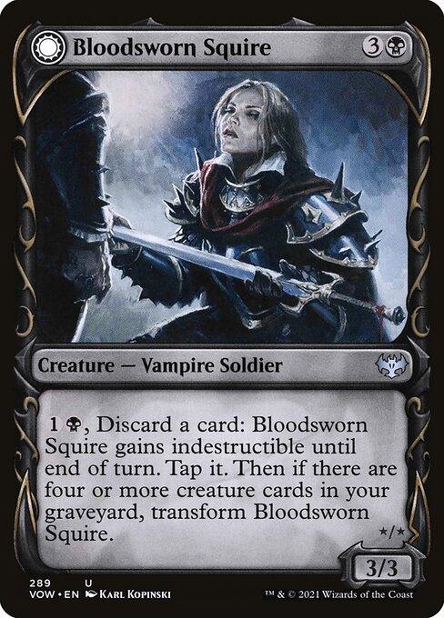 VOW 289 Bloodsworn Squire (Showcase) U
