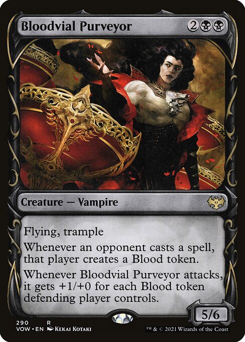 [Foil] VOW 290 Bloodvial Purveyor (Showcase) R