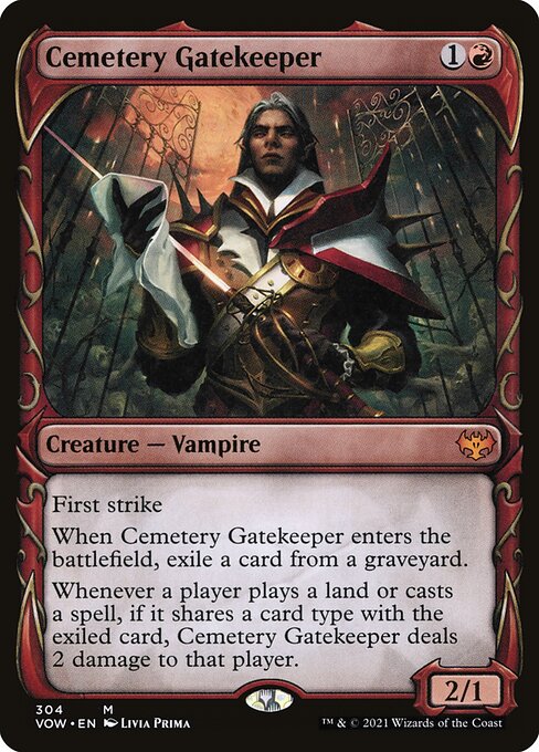 [Foil] VOW 304 Cemetery Gatekeeper (Showcase) M