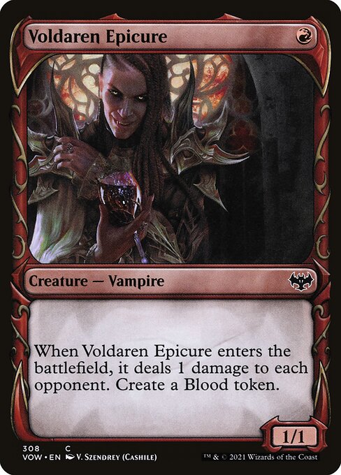 [Foil] VOW 308 Voldaren Epicure (Showcase) C