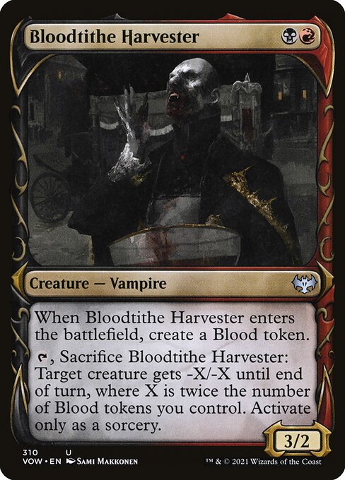 [Foil] VOW 310 Bloodtithe Harvester (Showcase) U