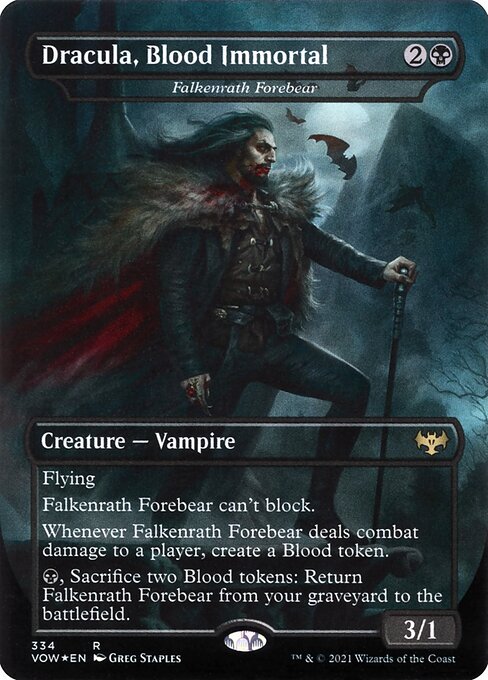 [Foil] VOW 334 Falkenrath Forebear (Dracula, Blood Immortal - Dracula Series) R