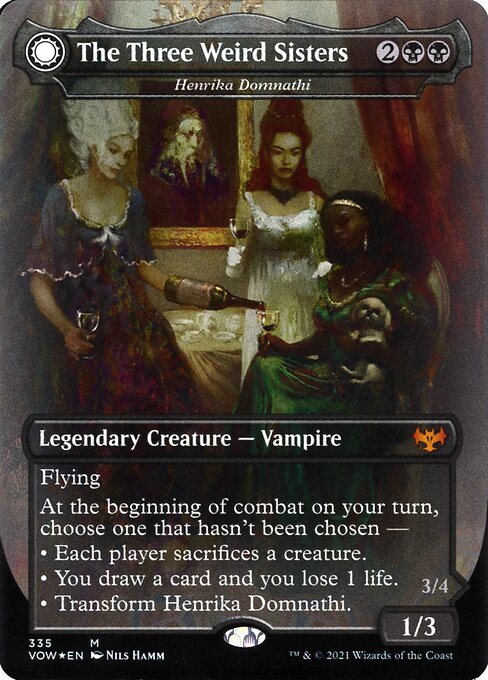 [Foil] VOW 335 Henrika Domnathi (The Three Weird Sisters - Dracula Series) M