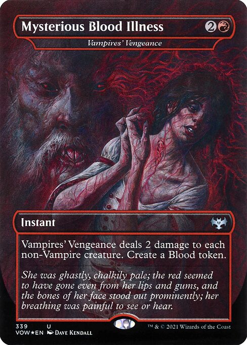 [Foil] VOW 339 Vampires' Vengeance (Mysterious Blood Illness - Dracula Series) U