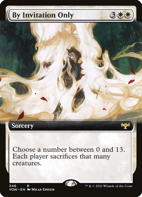 [Foil] VOW 346 By Invitation Only (Extended Art) R