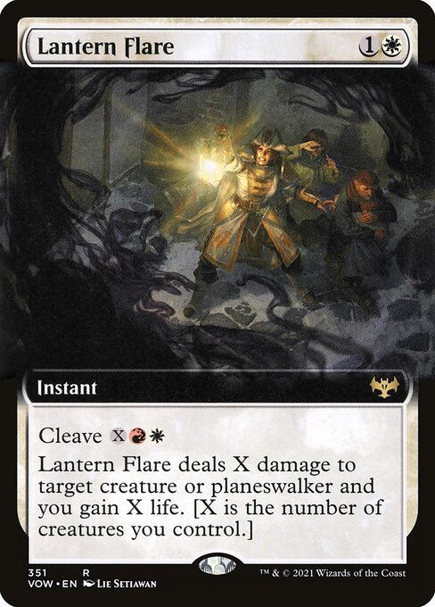 [Foil] VOW 351 Lantern Flare (Extended Art) R