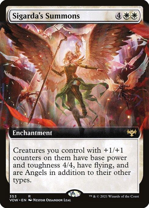 VOW 353 Sigarda's Summons (Extended Art) R