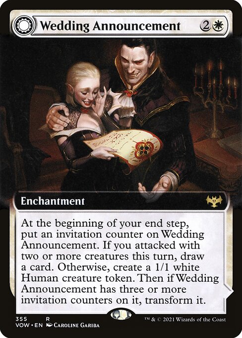 [Foil] VOW 355 Wedding Announcement (Extended Art) R