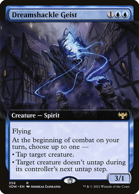 [Foil] VOW 358 Dreamshackle Geist (Extended Art) R