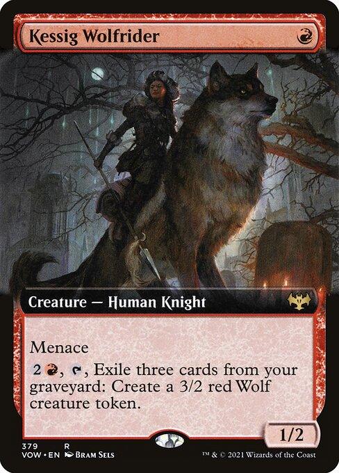 VOW 379 Kessig Wolfrider (Extended Art) R