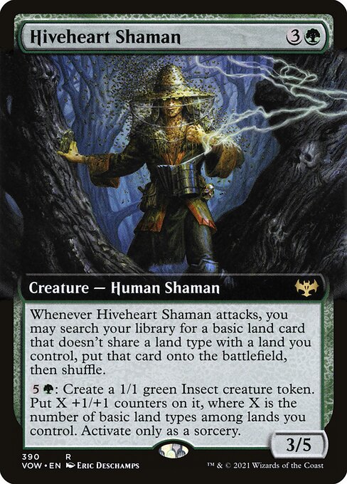VOW 390 Hiveheart Shaman (Extended Art) R
