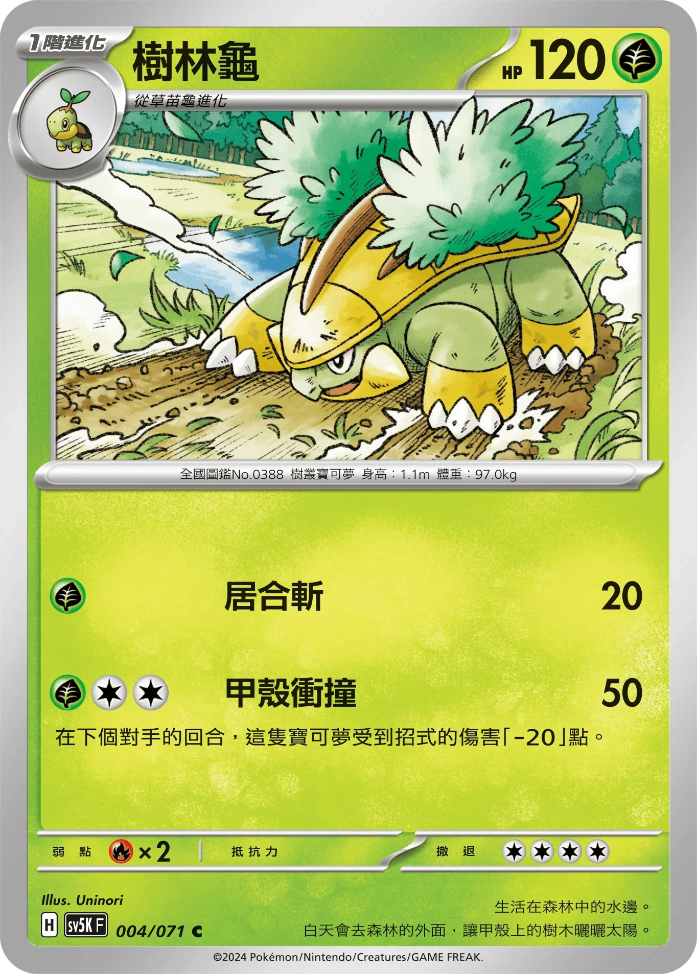 SV5KF 004/071 樹林龜 C