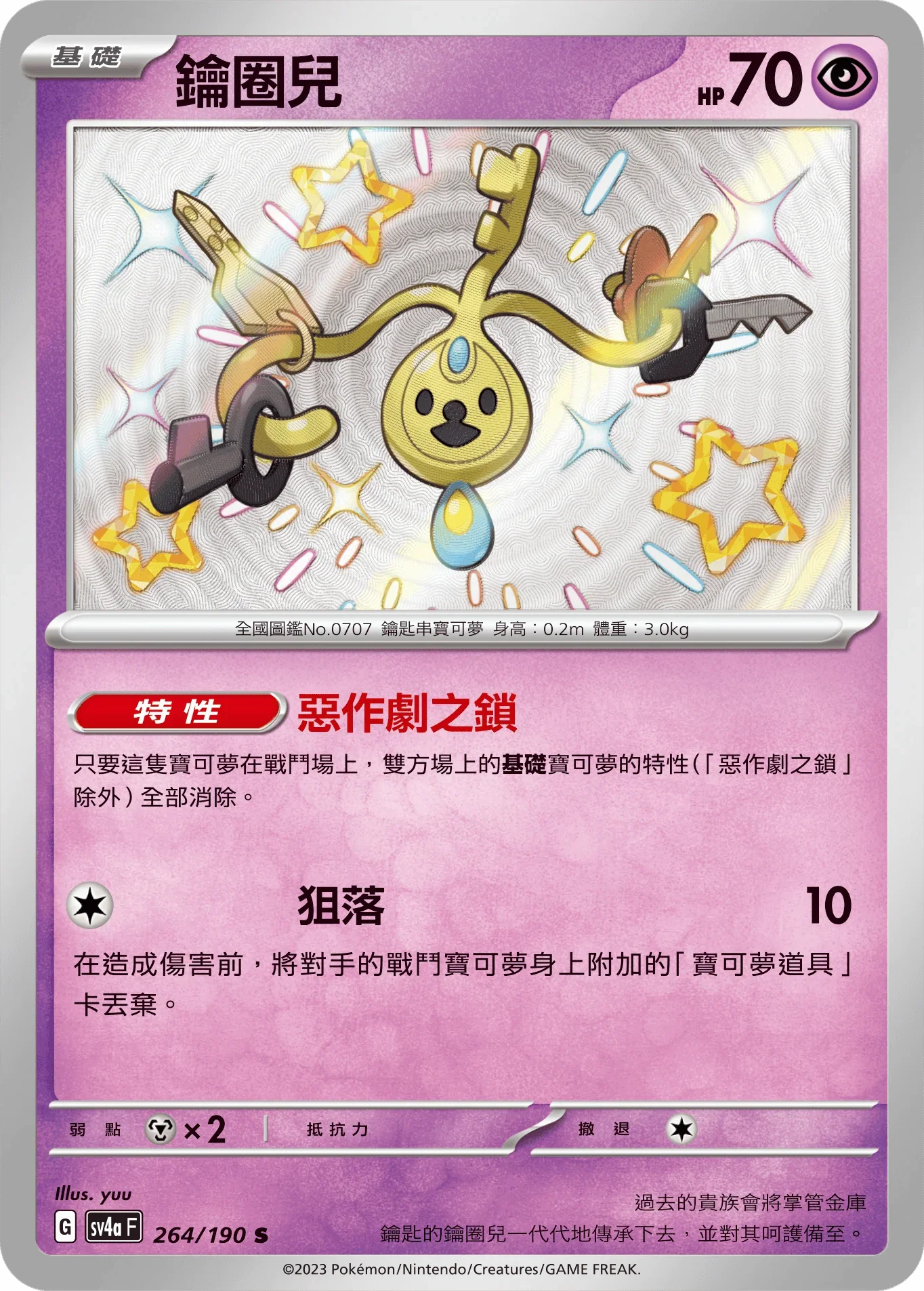 SV4aF 264/190 鑰圈兒 S