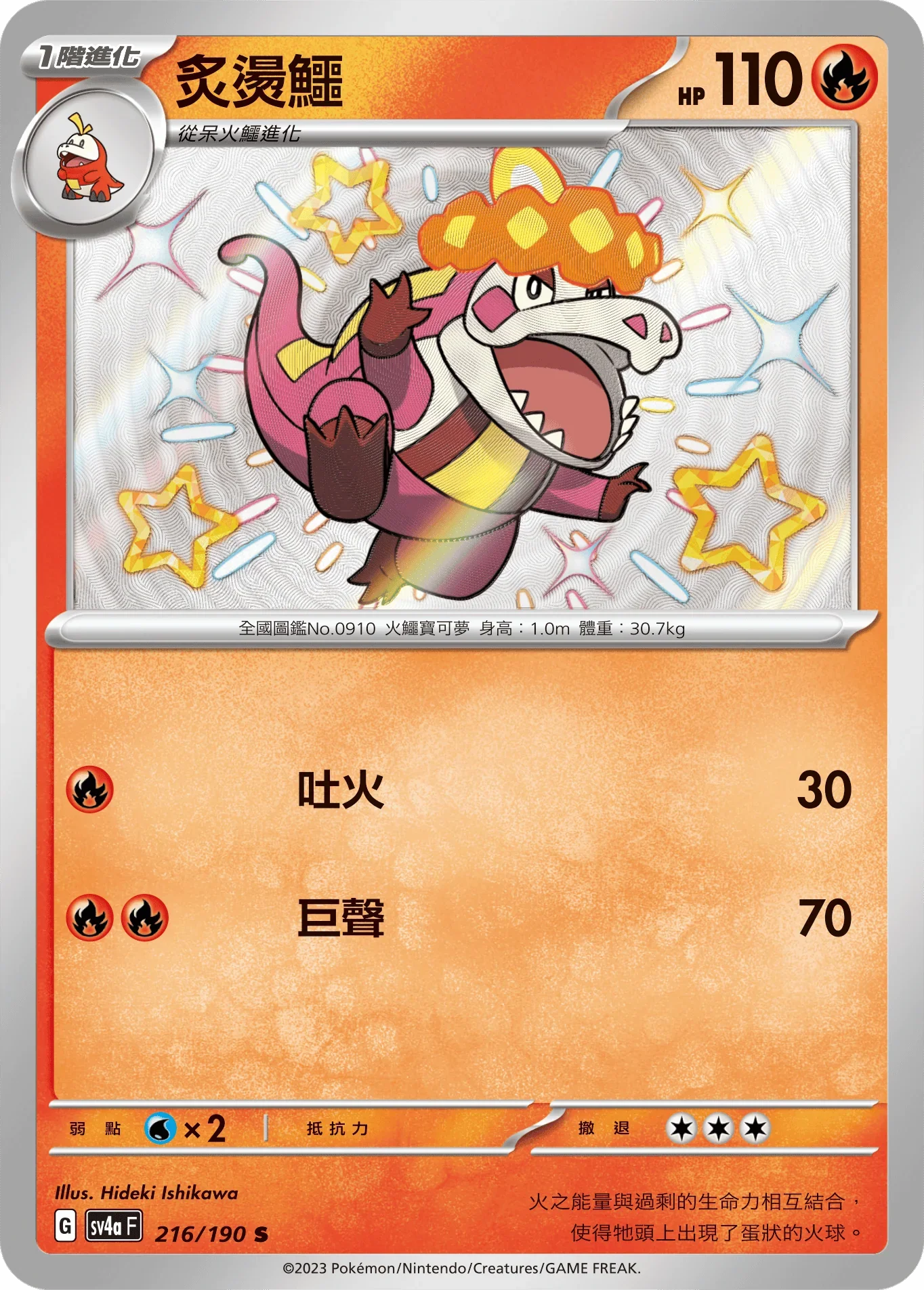 SV4aF 216/190 炙燙鱷 S