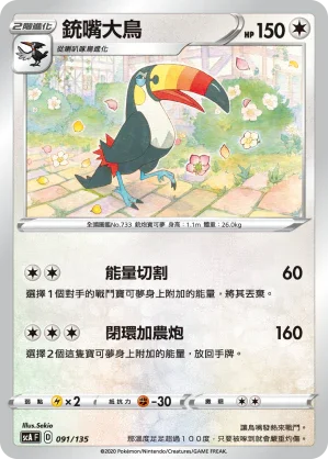 SCA 091/135 銃嘴大鳥