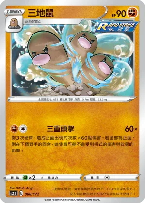 SCC 088/172 三地鼠