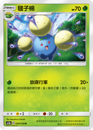 AC2a 009/200 毽子棉 R