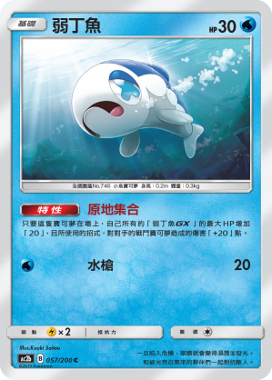 AC2b 057/200 弱丁魚 C