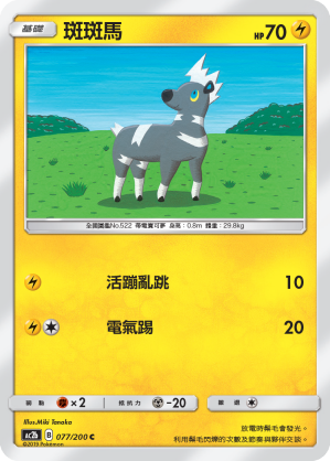 AC2b 077/200 斑斑馬 C