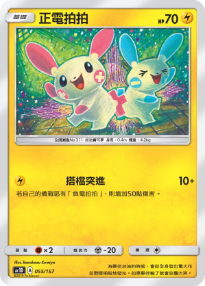 AC1D 055/157 正電拍拍 -