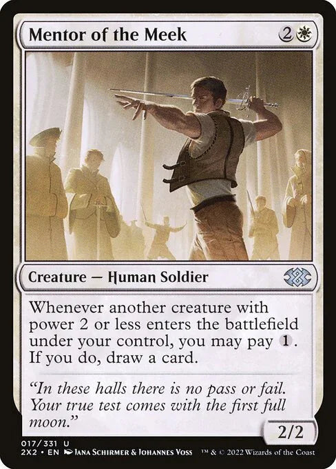 [Foil] 2X2 017 Mentor of the Meek U