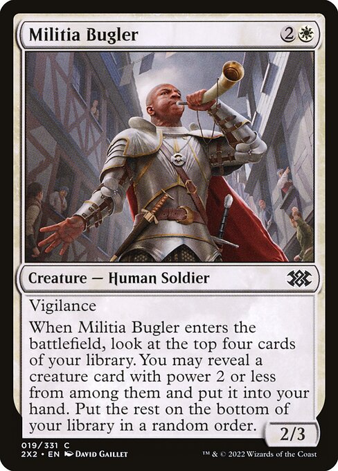 2X2 019 Militia Bugler C