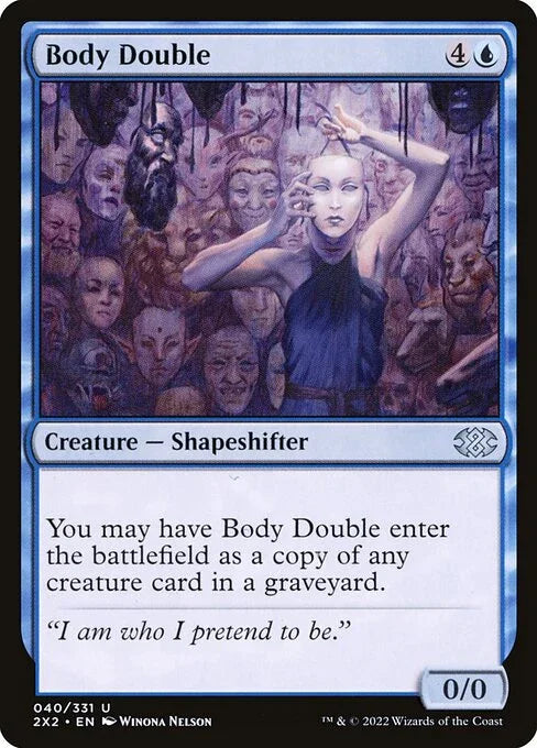 [Foil] 2X2 040 Body Double U